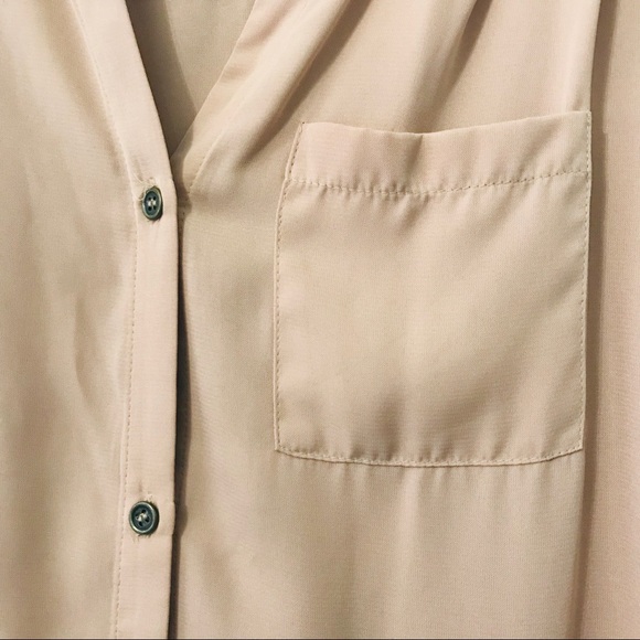 Lush Rose Trench Button-Up - Picture 2 of 4